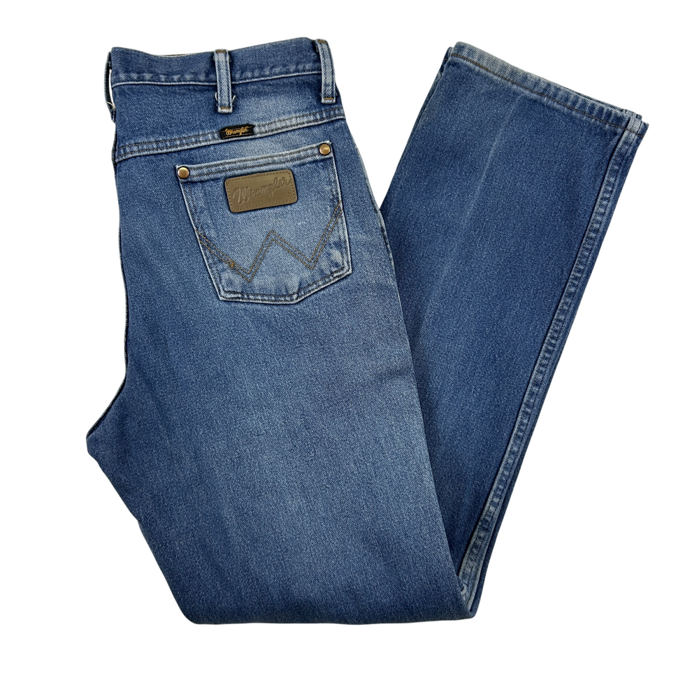 Wrangler Jeans Mens 34x33 935PWD Advanced Comfort Cowboy Blue Denim Straight